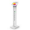 Compulocks iPad 10th-11th (A16) Gen Space Enclosure Brandable Floor Stand White - Befestigungskit (Aufstellung, Gehäuse) - für Tablett - verriegelbar - hochwertiges Aluminium - weiß - Bildschirmgröße: 27.7 cm (10.9") - Bodenaufstellung - für Apple 10
