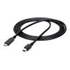 StarTech.com 1,8m USB-C auf Mini DisplayPort Kabel - USB C zu mDP Kabel - 4K 60Hz - Schwarz - Adapterkabel - 24 pin USB-C (M) zu Mini DisplayPort (M) - USB 3.1 / Thunderbolt 3 / DisplayPort 1.2 - 1.8 m - unterstützt 4K 60 Hz (3840 x 2160) - Schwarz