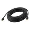 10 m HDMI-Kabel - 8k bei 60 Hz - HDMI-Version 2.1 - 48 Gbps - doppelt abgeschirmt - vergoldete Stecker - HDMI (m) zu HDMI (m) - Außendurchmesser 8 mm - 26 AWG - schwarz