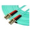 StarTech.com 15 m OM4 LC to LC Multimode Duplex Fiber Optic Patch Cable- Aqua - 50 / 125 - Fiber Optic Cable - 40 / 100Gb - LSZH (450FBLCLC15) - Patch-Kabel - LC Multi-Mode (M) zu LC Multi-Mode (M) - 15 m - Glasfaser - Duplex - 50 / 125 Mikrometer - OM4 -
