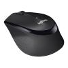 Logitech M330 SILENT PLUS - Maus - 3 Tasten - kabellos - 2.4 GHz - kabelloser Empfänger (USB) - Schwarz