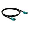 Delock - HF-Kabel - Mini FAKRA Z Steckverbinder männlich zu Mini FAKRA Z Steckverbinder männlich - 1 m - Koax - RAL 5021, Wasserblau