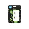 HP 62 - 2er-Pack - pigmentiertes Schwarz, Farbe (Cyan, Magenta, Gelb) - original - Schwarz, Farbe (Cyan, Magenta, Gelb) - Tintenpatrone - für ENVY 55XX, 56XX, 76XX, Officejet 200, 250, 57XX, 8040