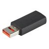 StarTech.com USB-Datenblocker - Secure Charge USB-Schutz - keine Datenübertragung - Charge / Power-Only-Adapter für Handy / Tablet (USBSCHAAMF) - USB-Ladeadapter - USB (nur Strom) (W) zu USB (nur Strom) (M) - 5 V - 2.4 A - Passiv - Schwarz