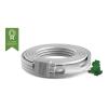 10 m Modularer AV-Frontplattenkabel - vorab konfektioniertes Techconnect VGA-Kabel - Ferritkern - Phoenix (m) zu VGA (m) - 28 AWG - Außendurchmesser 8 mm - weiß
