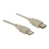 Delock - USB-Verlängerungskabel - USB (M) zu USB (W) - 3 m - für P / N: 61477, 61478, 61693, 61746, 61772, 88537