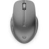 HP 435 - Maus - für mehrere Geräte - ergonomisch - 5 Tasten - kabellos - 2.4 GHz, Bluetooth 5.2 - Bluetooth-USB-Adapter