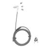DICOTA - Sicherheitskabelschloss - Anthrazit - 2 m