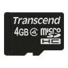Transcend - Flash-Speicherkarte - 4 GB - Class 4 - microSDHC