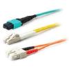 AddOn - Patch-Kabel - LC / PC Multimode (M) zu LC / PC Multimode (M) - 3 m - Glasfaser - Duplex - 50 / 125 Mikrometer - OM4 - halogenfrei - Aquamarin