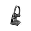 Poly Savi 7310-M Office - Savi 7300 series - Headset - On-Ear - DECT - kabellos - Schwarz - Zertifiziert für Microsoft Teams - Replaces Poly SKU 215202-05