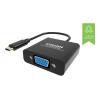 Steckt in USB-C und hat eine vollwertige VGA-Buchse - maximale Auflösung 2560 x 1600 bei 60 Hz - USB-C 3.1 (m) zu VGA (f) - Treiber im Adapter integriert - schwarz