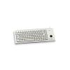 CHERRY Compact-Keyboard G84-4400 - Tastatur - PS / 2 - Europa - Hellgrau
