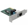 PCIe x1 Gigabit LAN 1x RJ45 +Low Profile  Delock
