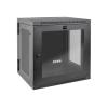 Eaton Tripp Lite Series 12U Wall Mount Rack Enclosure Server Cabinet Hinged Deep Acrylic Window - Schrank Netzwerkschrank - geeignet für Wandmontage - Schwarz - 12U - 48.3 cm (19")