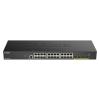 D-Link DGS 1250-28X - Switch - L3 Lite - Smart - 24 x 10 / 100 / 1000 + 4 x 10 Gigabit SFP+ - an Rack montierbar