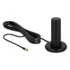 Delock 5G LTE Antenne SMA Stecker 0 - 3 dBi starr omnidirektional mit magnetischem Standfuß und Anschlusskabel RF195 3 m outdoor schwarz