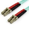 StarTech.com 7m OM3 LC to LC Multimode Duplex Fiber Optic Patch Cable - Aqua - 50 / 125 - LSZH Fiber Optic Cable - 10Gb (A50FBLCLC7) - Patch-Kabel - LC Multi-Mode (M) zu LC Multi-Mode (M) - 7 m - Glasfaser - Duplex - 50 / 125 Mikrometer - OM3 - halogenfr