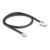 Delock - Telefonkabel - RJ-45 (M) zu RJ-11 (M) - 1 m - flach - Schwarz