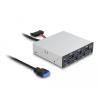 Delock - Hub - 3,5", 5 Gbps - 7 x USB - Desktop