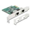 Delock - Netzwerkadapter - PCIe 2.1 Low-Profile - 10M / 100M / 1G / 2,5 Gigabit Ethernet x 1