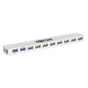 Eaton Tripp Lite series 10-Port USB 3.0 / USB 2.0 Combo Hub - USB Charging, 2 USB 3.0 & 8 USB 2.0 Ports - Hub - 2 x SuperSpeed USB 3.0 + 8 x USB 2.0 - Desktop