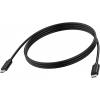 Verbindet zwei USBC-Kabel miteinander - 20 Gbps - 100 W Leistung - 8K 60 Hz - USBC (f) zu USBC (f) - schwarz