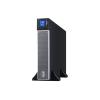 APC Easy UPS On-Line - USV (Rack - einbaufähig) - Wechselstrom 230 V - 2700 Watt - 3000 VA - 1 x Batterie - Lithium-Ionen - RS-232, USB - Ausgangsanschlüsse: 7 - 2U - 48.3 cm (19") - Schwarz mit Silber