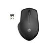 HP 285 Silent - Maus - ergonomisch - optisch - kabellos - 2.4 GHz - kabelloser Empfänger (USB)