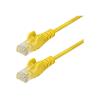 25cm Yellow Slim CAT6 Ethernet Cable