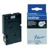 Brother TC201A - Schwarz auf Weiß - Rolle (1,2 cm x 7,7 m) 10 Kassette(n) laminiertes Band - für P-Touch PT-2000, PT-3000, PT-500, PT-5000, PT-8E