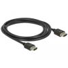 Ultra High Speed HDMI Kabel 48 Gbps 8K 60 Hz schwarz 2 m Delock