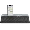 Logitech Slim Multi-Device K580 - Tastatur - kabellos - Bluetooth, 2.4 GHz - Pan-Nordic - Graphite