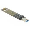 Konverter für M.2 NVMe PCIe SSD mit USB 3.1 Gen 2 Delock