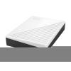 WD My Passport WDBR9S0060BWT - Festplatte - verschlüsselt - 6 TB - extern (tragbar) - USB 3.2 Gen 1 - 256-Bit-AES - weiß
