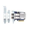 QNAP QXP-32G2FC - Hostbus-Adapter - PCIe 3.0 x8 Low-Profile - 32Gb Fibre Channel Gen 6 x 2 - mit 2 x SFP+-Transceiver (TRX-32GFCSFP-SR) - für QNAP TS-1277, 463, 677, 877, 977, EC1280, TVS-2472, 682, 872, 882, EC1280, EC1580, EC2480