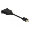 Mini DisplayPort 1.1 zu DVI Adapter mit Einrastfunktion Passiv Delock