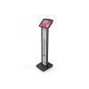 Compulocks iPad 10.2" Space Enclosure Brandable Floor Stand - Kiosk - Diebstahlschutz - für Tablett - verriegelbar - hochwertiges Aluminium - Schwarz - Bildschirmgröße: 25.9 cm (10.2") - Bodenaufstellung - für Apple 10.2-inch iPad (7. Generation, 8.