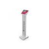 Compulocks iPad 10.2" Space Enclosure Brandable Floor Stand - Kiosk - Diebstahlschutz - für Tablett - verriegelbar - hochwertiges Aluminium - weiß - Bildschirmgröße: 25.9 cm (10.2") - Bodenaufstellung - für Apple 10.2-inch iPad (7. Generation, 8. Gen