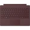 Microsoft Surface Pro Signature Type Cover - Tastatur - mit Trackpad - hinterleuchtet - Englisch - Poppy Red - kommerziell - für Surface Pro 7