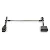 StarTech.com CONNLOCKPK5 Sicherheitskabel (5er Pack, Kabelschloss schützt vor Diebstahl, verstellbar, Schrumpfschlauch, Aderendhülsen) - Sicherheitskabel - Silber - 30 cm (Packung mit 5)