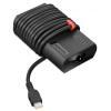 Lenovo ThinkPad 65W Slim AC Adapter (USB Type-C) - Netzteil - Wechselstrom 90-265 V - 65 Watt - Schwarz