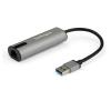 StarTech.com US2GA30 USB LAN Adapter (USB-A auf Gigabit Network / RJ45 Adapter, 2.5 GBASE-T) - Netzwerkadapter - USB 3.0 - 10M / 100M / 1G / 2,5 Gigabit Ethernet x 1 - Schwarz, Space-grau