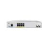 Cisco CAT1000L 10Port fixed managed L2 Switch: - 8x10 / 100 / 1000 Base-T (RJ45), without PoE, - 2x1GE SFP / RJ45 combo uplinks, external PWR-ADPT-18W=, - 20Gbps switching Bandwidth, WebUI, USB-A, USB mini-B, - fanless, external Bluetooth dongle plugs int