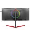 AOC Gaming AG353UCG - AGON Series - LED-Monitor - Gaming - gebogen - 88.9 cm (35") - 3440 x 1440 WQHD @ 200 Hz - 1000 cd / m² - 2500:1 - DisplayHDR 1000 - 2 ms - HDMI, 2xDisplayPort - Lautsprecher - Schwarz, Rot