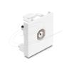Delock - Easy 45 - Einrastmodul - RCA - einfach - weiß