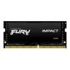 Kingston FURY Impact - DDR4 - Modul - 16 GB - SO DIMM 260-PIN - 3200 MHz / PC4-25600 - CL20 - 1.2 V - ungepuffert - non-ECC - Schwarz