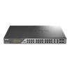D-Link DSS 200G-10MP - Switch - managed - 8 x 10 / 100 / 1000 (PoE) + 2 x Gigabit SFP - an Rack montierbar - PoE (130 W)