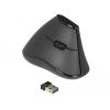 Delock Ergonomische vertikal optische 5-Tasten Maus 2,4 GHz kabellos - Lautlos