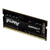 Kingston FURY Impact - DDR4 - Kit - 16 GB: 2 x 8 GB - SO DIMM 260-PIN - 3200 MT / s / PC4-25600 - CL20 - 1.2 V - ungepuffert - non-ECC - Schwarz